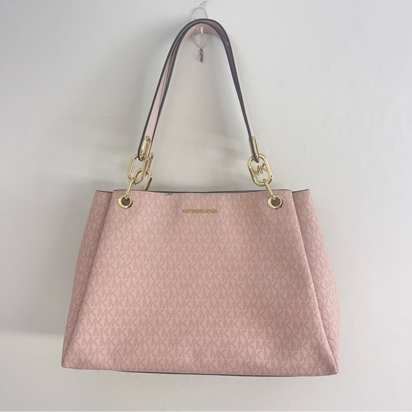 Michael Kors Trisha Large Shoulder Bag With Matching Wallet - Picture 3 of 16